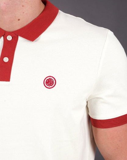 Pretty Green Epsilon Contrast Polo Stone