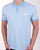 Pretty Green Herringbone Polo Blue
