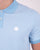 Pretty Green Herringbone Polo Blue
