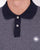 Pretty Green Herringbone Polo Navy