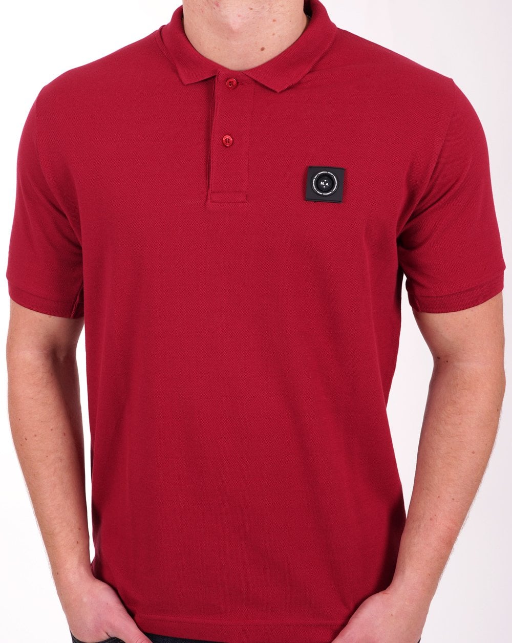 Marshall Artist Siren Polo Shirt Dark Red