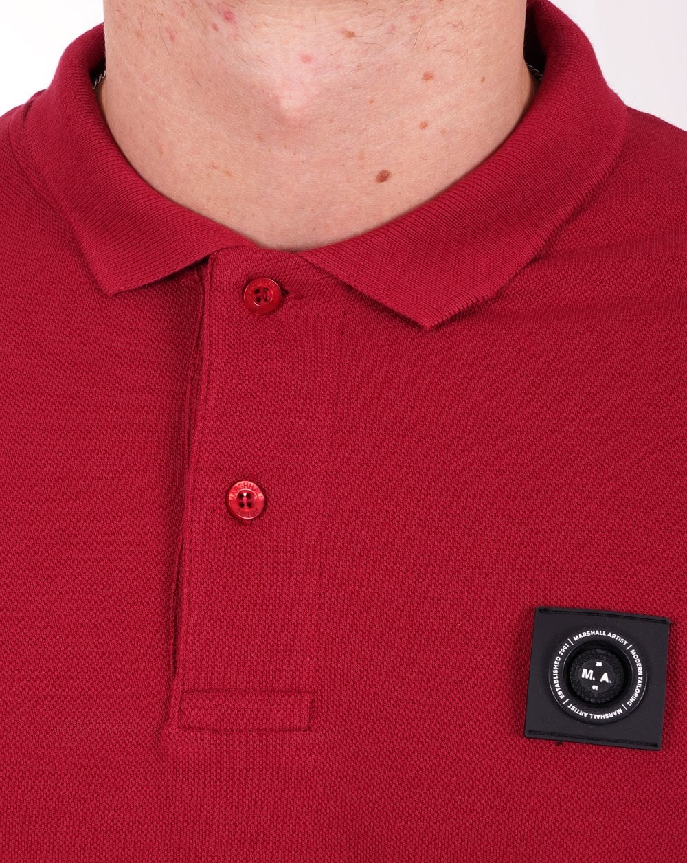 Marshall Artist Siren Polo Shirt Dark Red