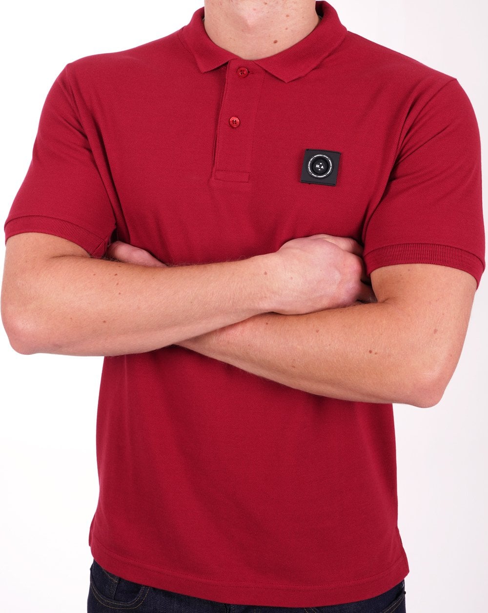 Marshall Artist Siren Polo Shirt Dark Red