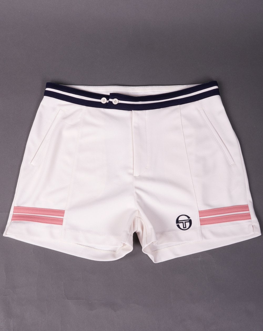Sergio Tacchini Supermac Tennis Shorts Gardenia
