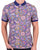 Pretty Green Festival Paisley Polo Shirt Multi-Colour