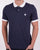 Pretty Green Ribera Polka Dot Polo Navy