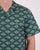 Lacoste Monogram Cuban SS Shirt Green/White