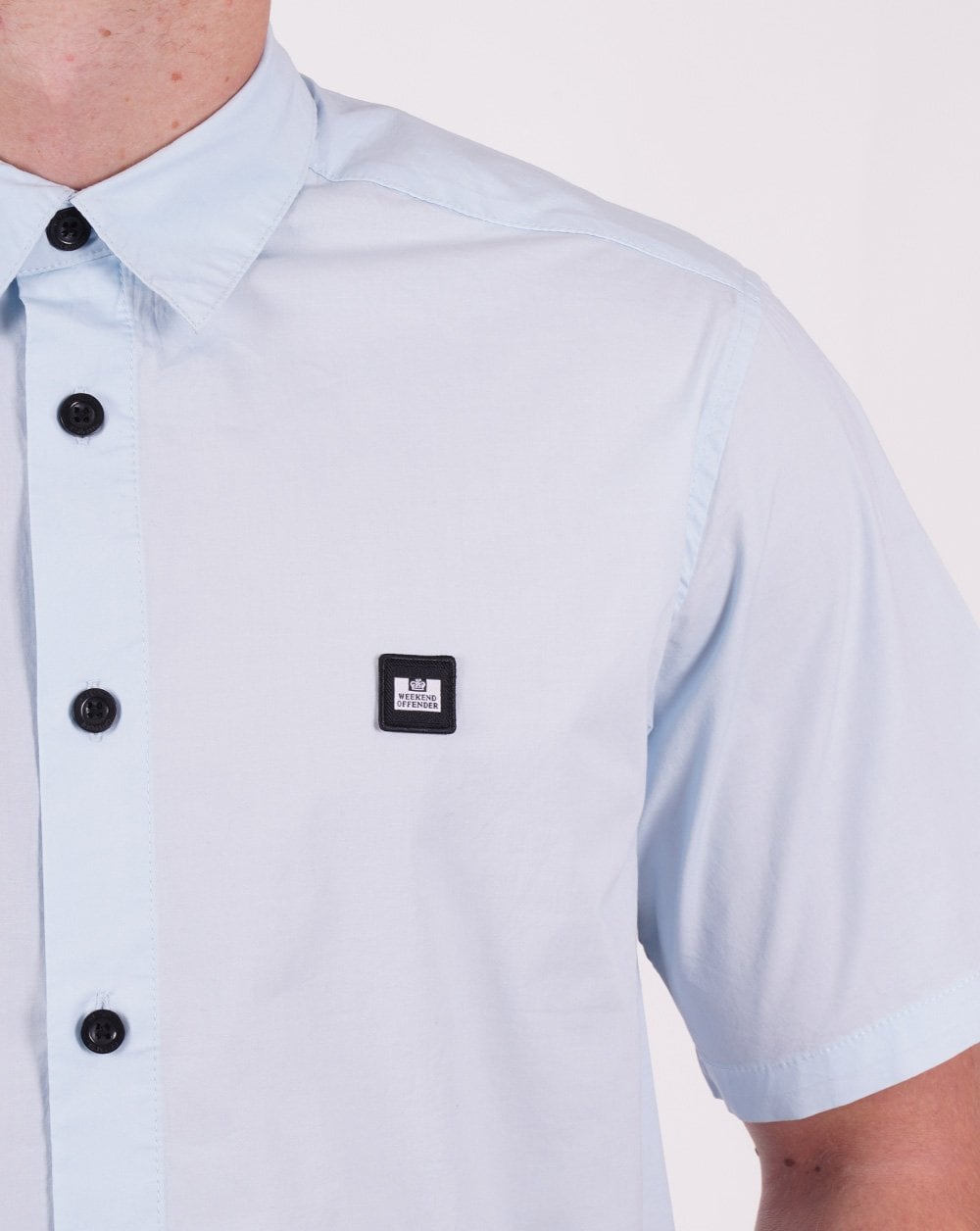 Weekend Offender Barboza SS Shirt Sky Blue