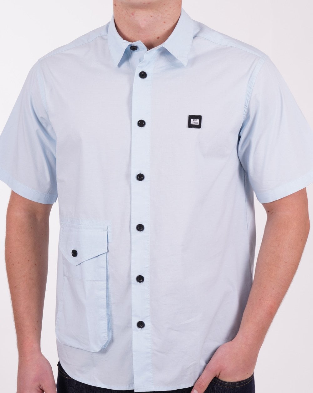 Weekend Offender Barboza SS Shirt Sky Blue