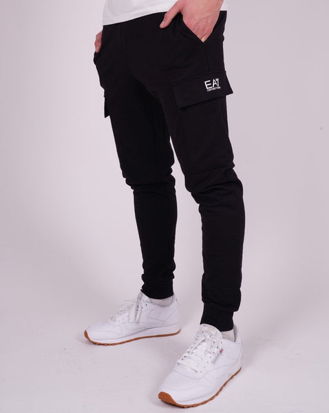 EA7 Emporio Armani Cotton Cargo Pant Black