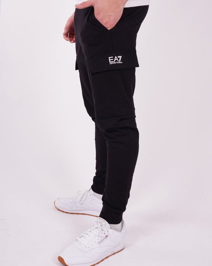 EA7 Emporio Armani Cotton Cargo Pant Black