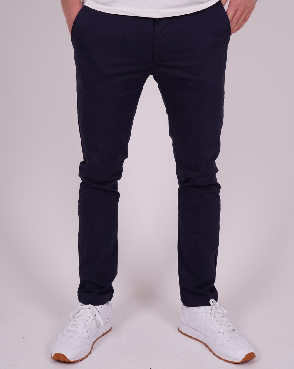 Luke Alpa Chino Trousers Dark Navy