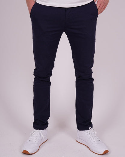 Luke Alpa Chino Trousers Dark Navy