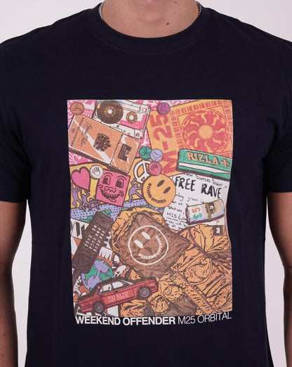 Weekend Offender M25 T-shirt Navy