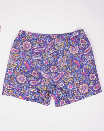 Pretty Green Festival Paisley Swim Shorts Multi-Colour