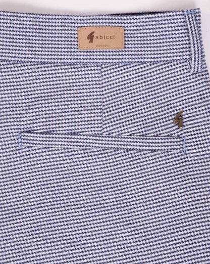 Gabicci Vintage Dogtooth Check Shorts Marina Blue