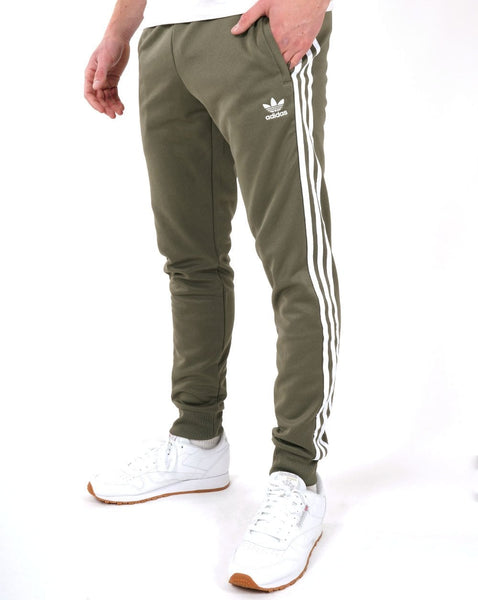 Adidas Originals Superstar Track Pants Olive Green