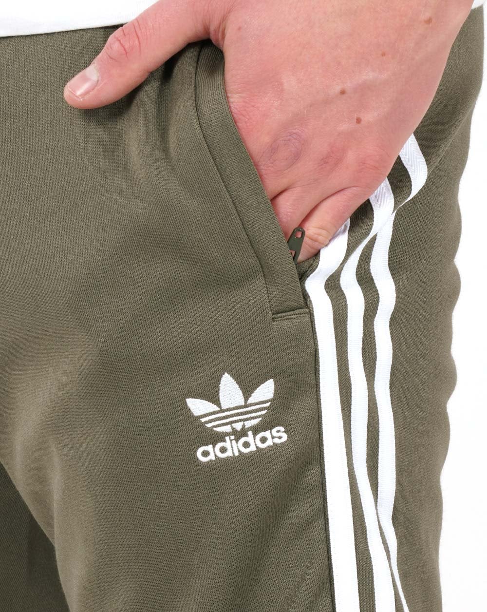 Adidas Originals Superstar Track Pants Olive Green