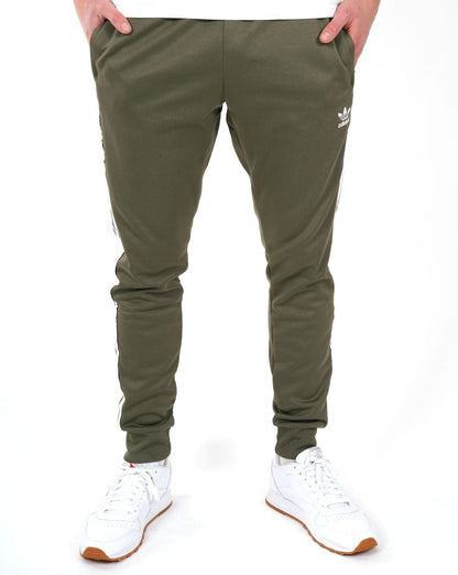 Adidas Originals Superstar Track Pants Olive Green