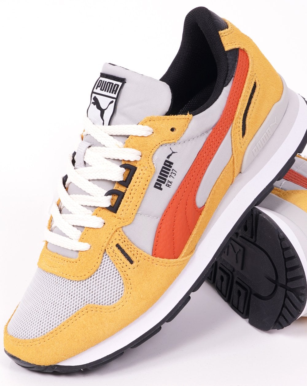 Puma RX 737 Trainer Light Grey/Mustard