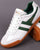 Gola Harrier Leather Trainer White / Green
