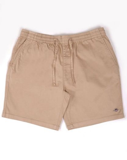 Gant Drawstring Logo Shorts Sand