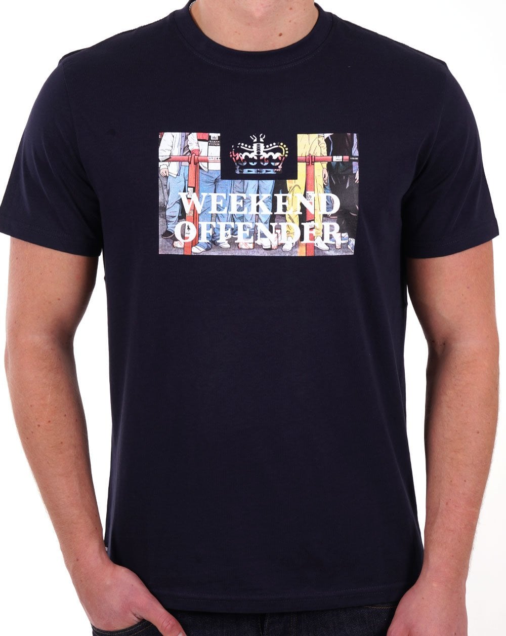 Weekend Offender Bissel T-shirt Navy