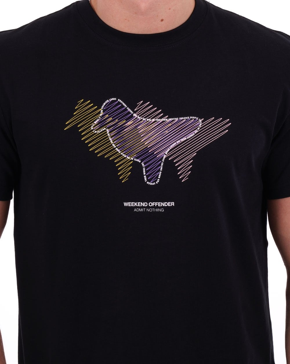 Weekend Offender Gabe T-shirt Black
