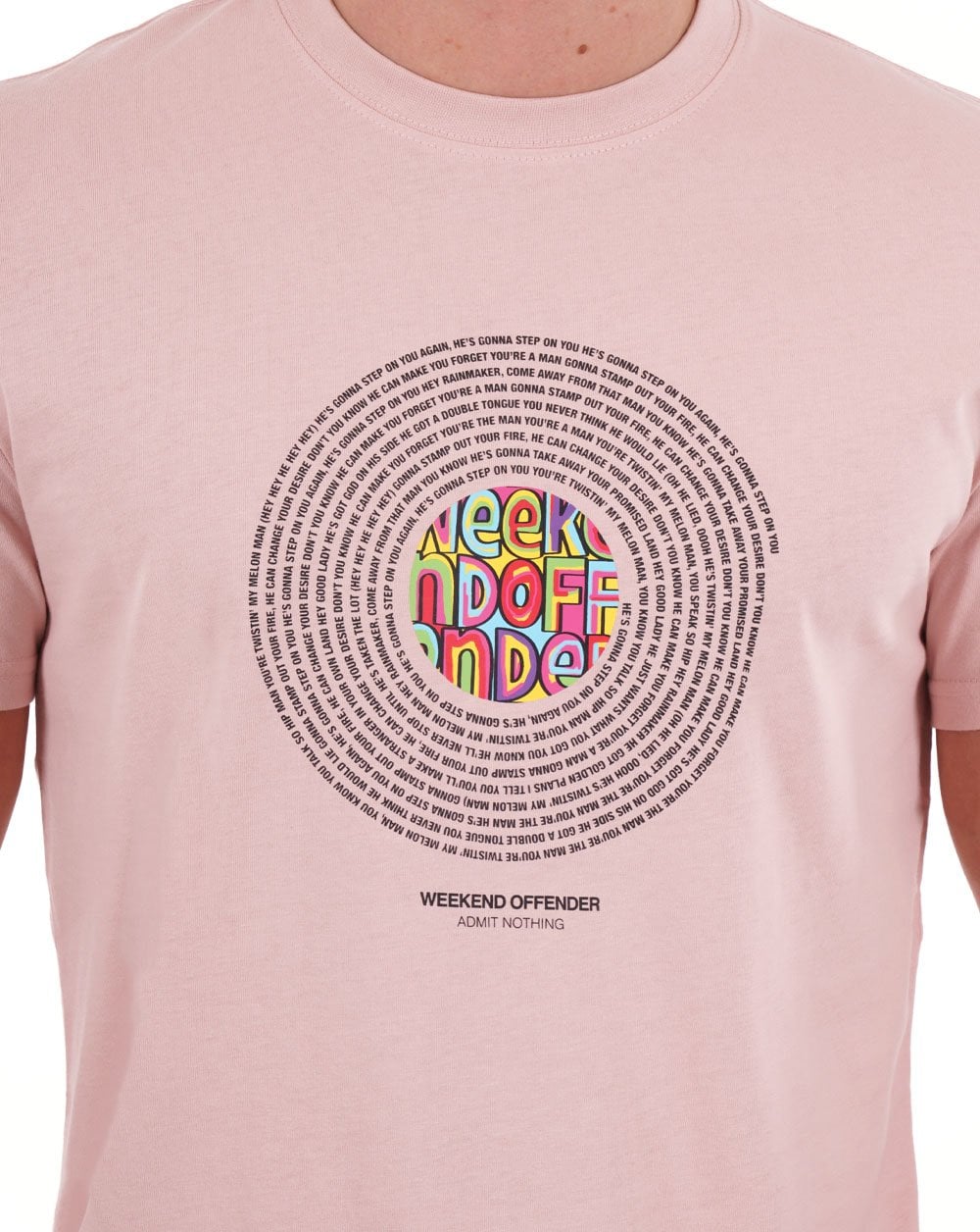 Weekend Offender Melons T-shirt Light Pink