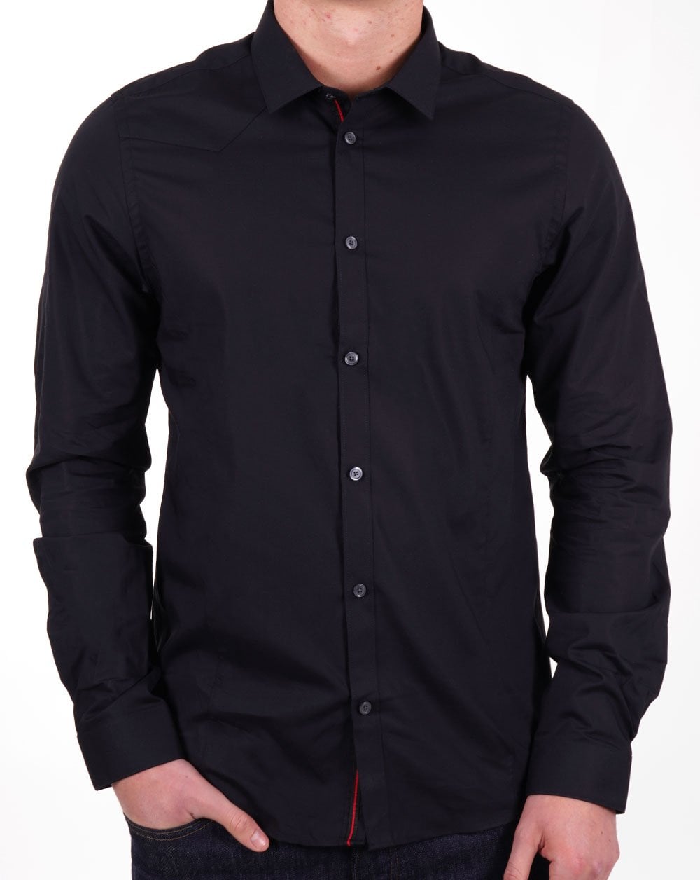 Luke The Butchers Pencil Shirt Black