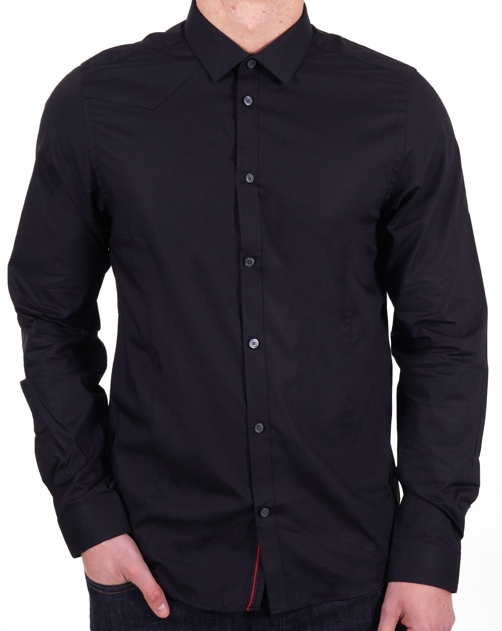 Luke The Butchers Pencil Shirt Black