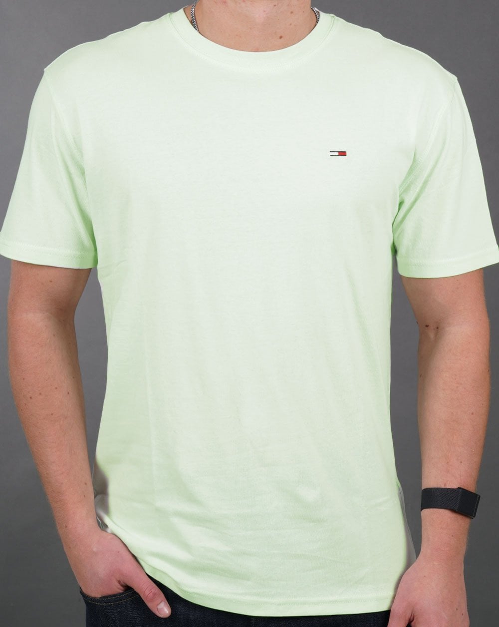 Tommy Jeans Solid T-shirt Mint Green