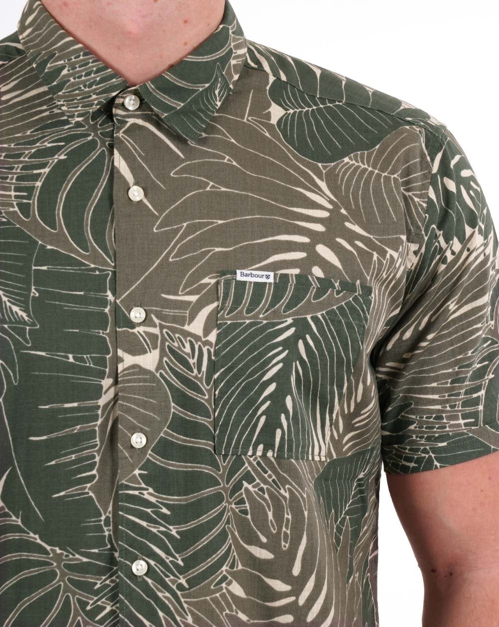 Barbour Corwall Summer SS Shirt Olive