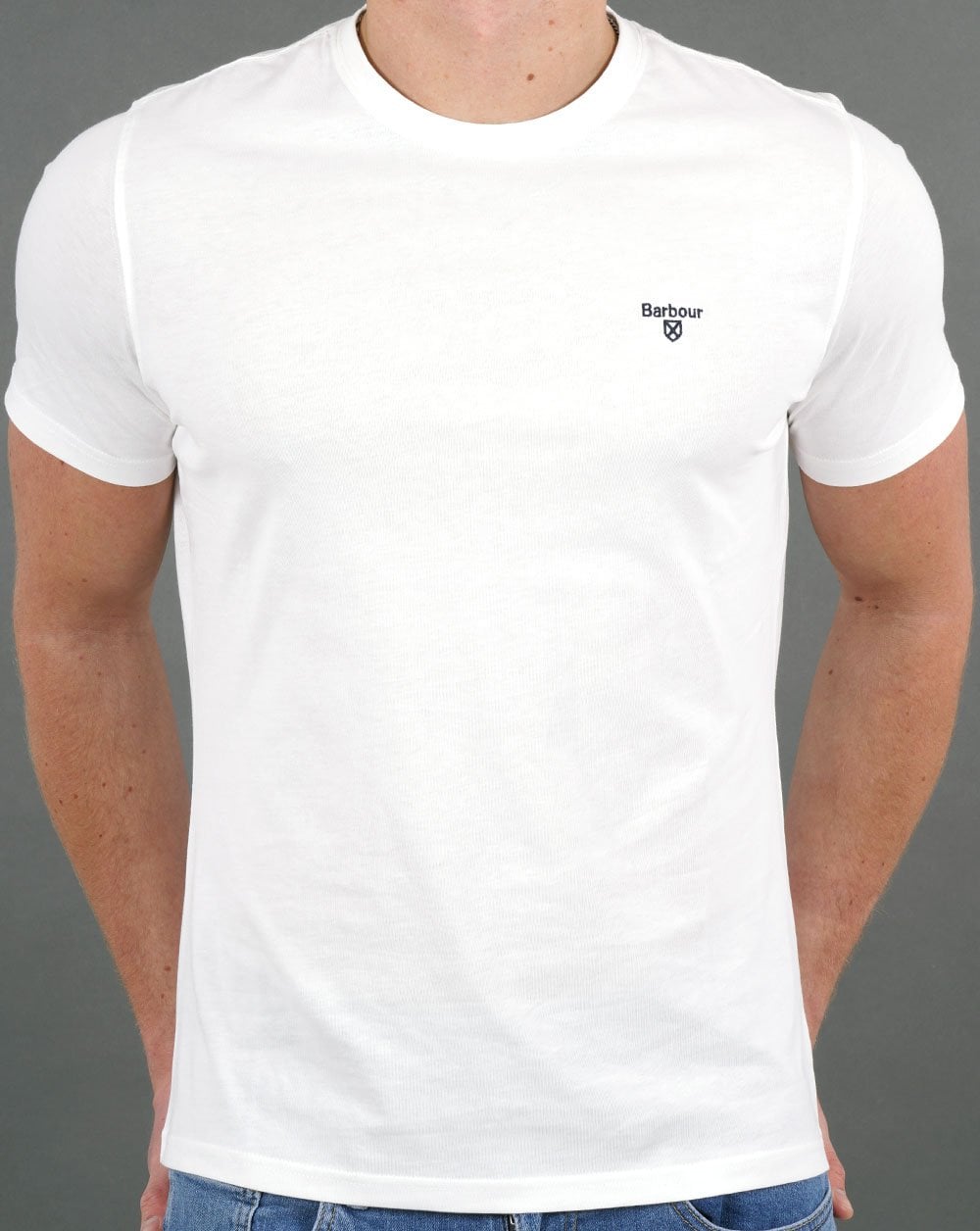 Barbour Sports T Shirt White