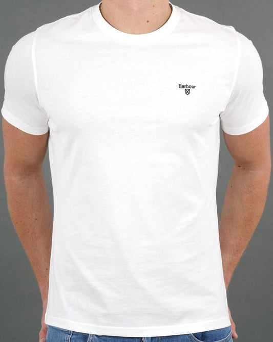 Barbour Sports T Shirt White