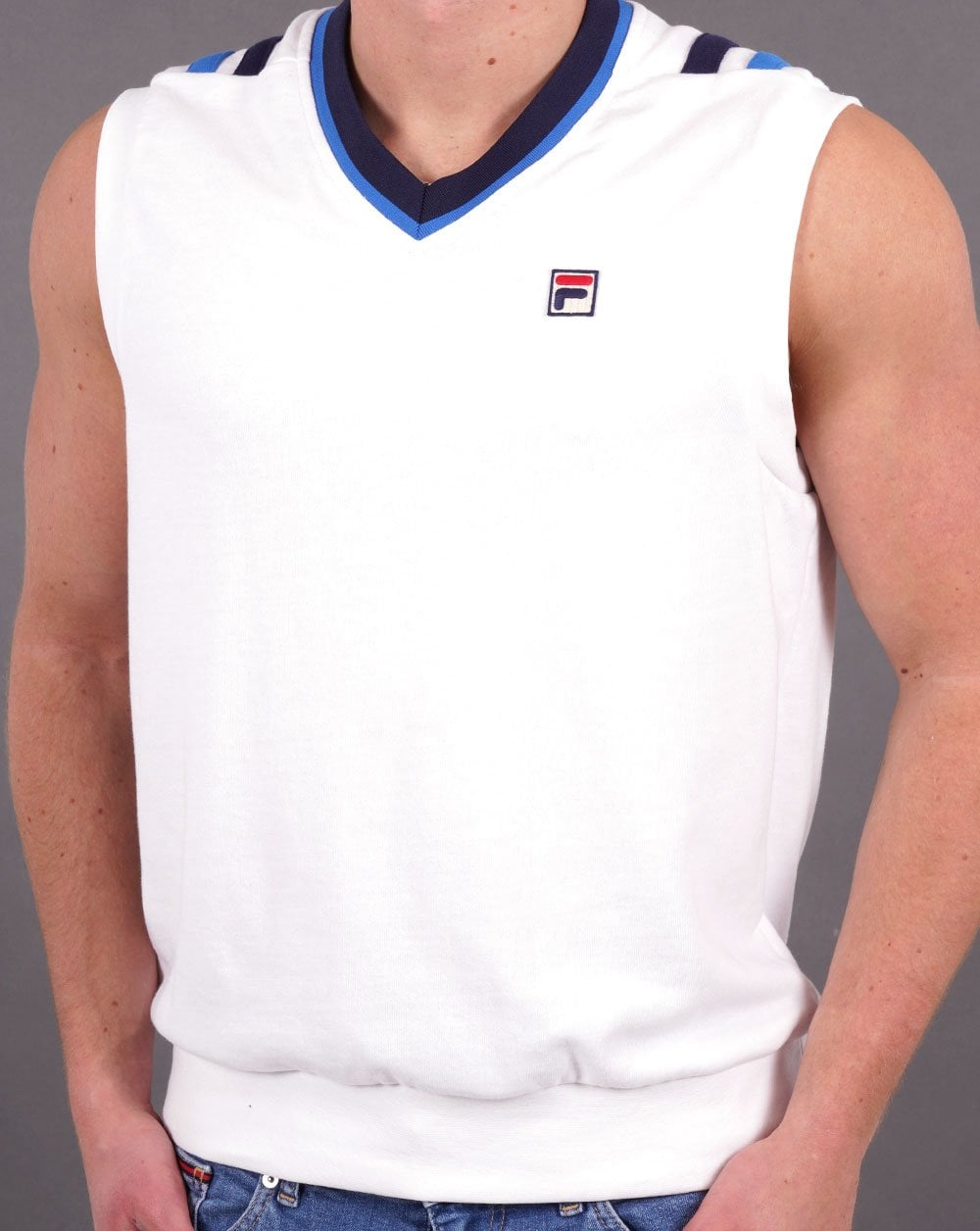 Fila Vintage Tank Sweat White
