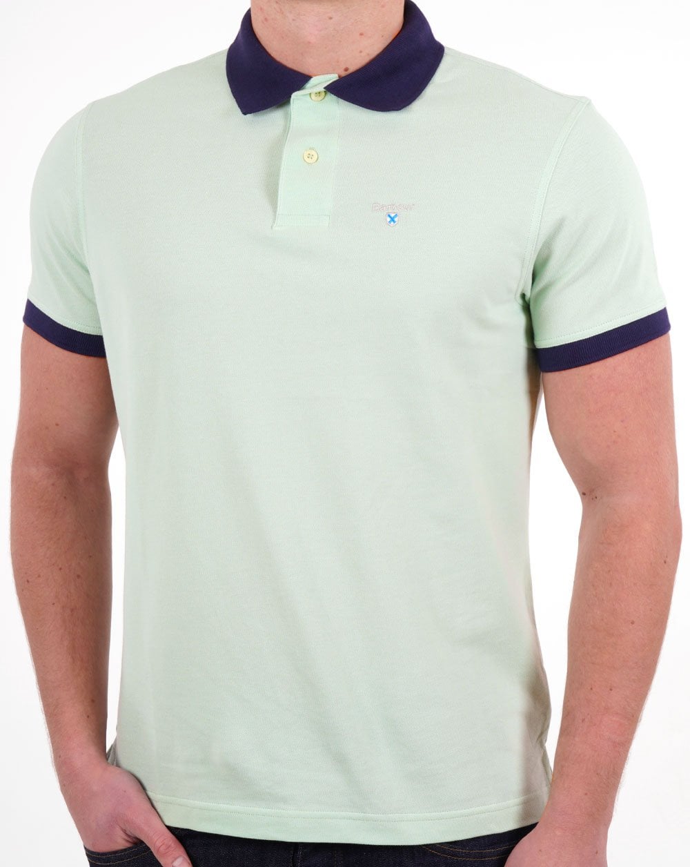 Barbour Lynton Polo Mint Green