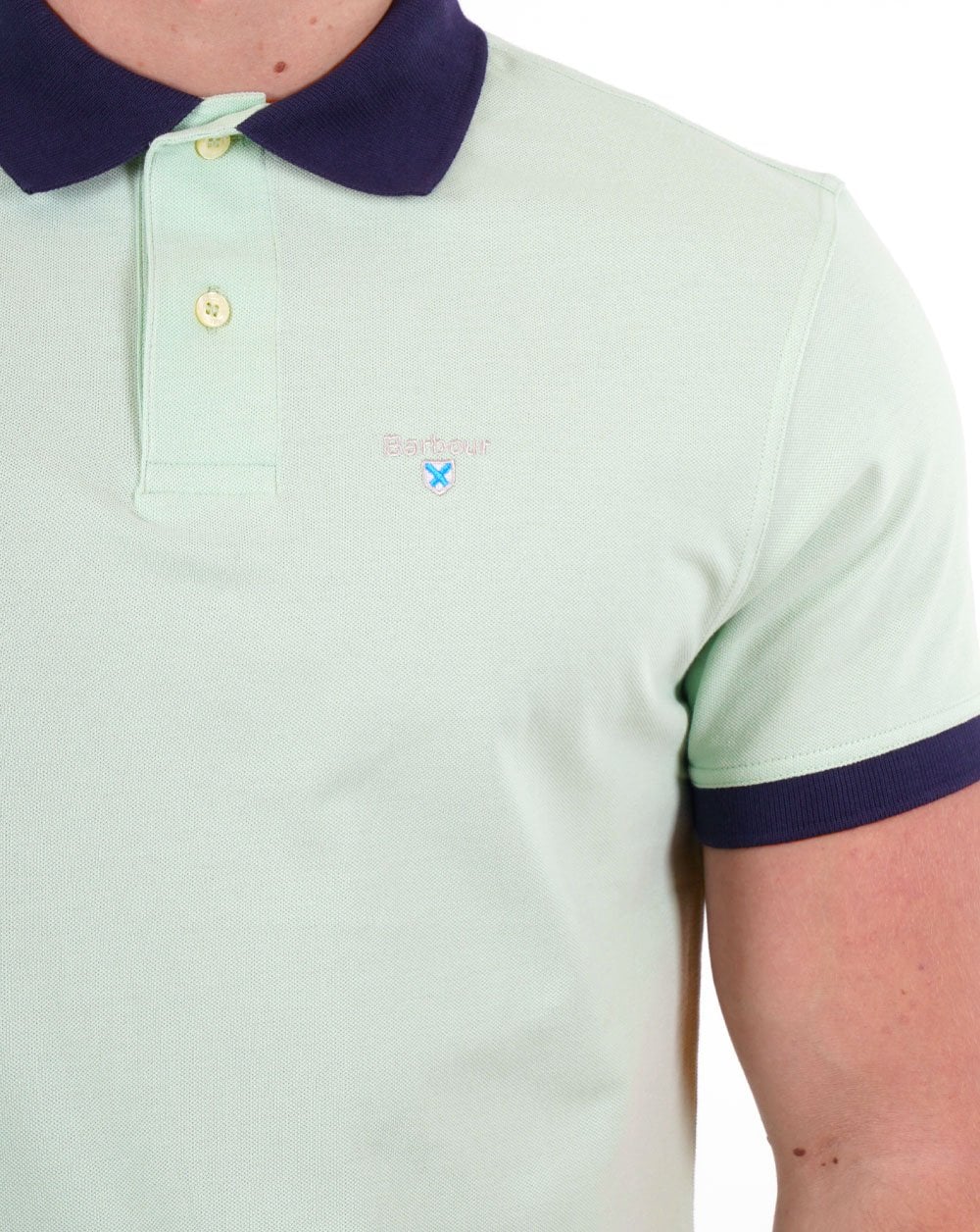 Barbour Lynton Polo Mint Green