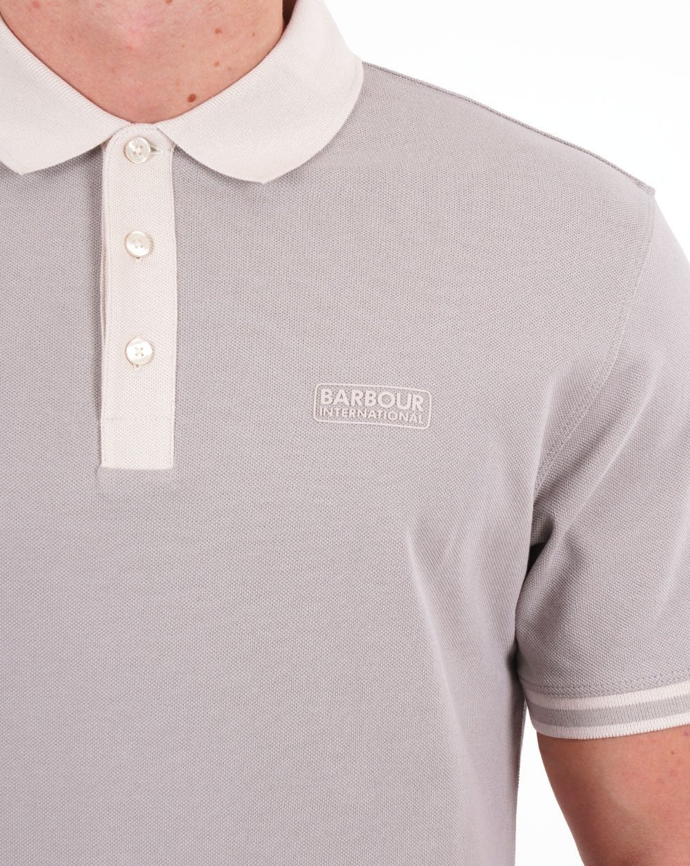Barbour International Monty Polo Shirt Grey