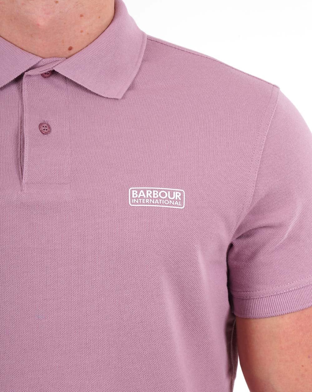 Barbour International Essential Polo Soft Purple