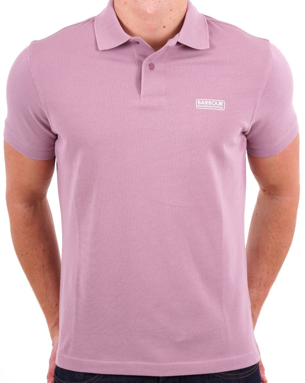 Barbour International Essential Polo Soft Purple