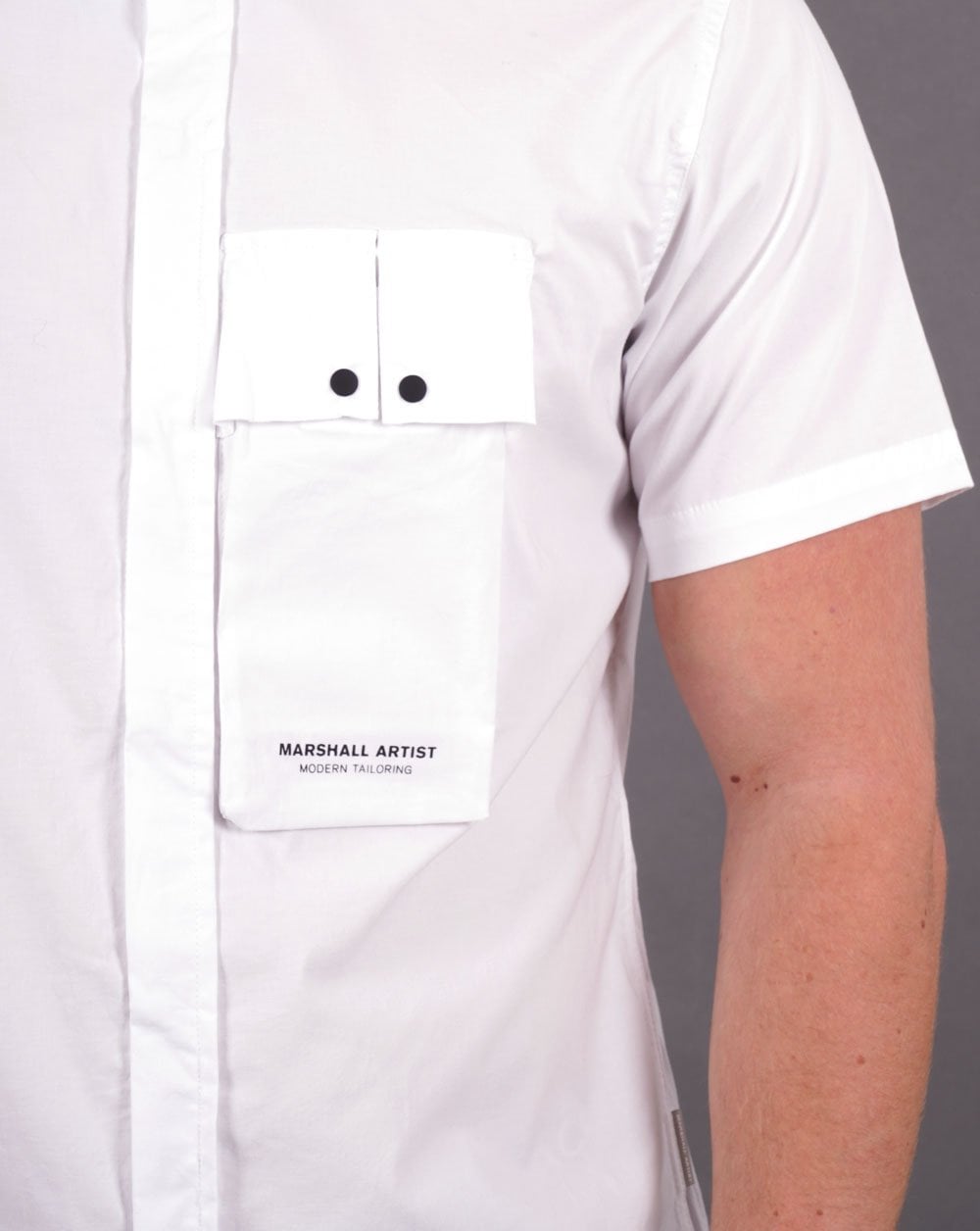 Marshall Artist Gaberdine SS Shirt White