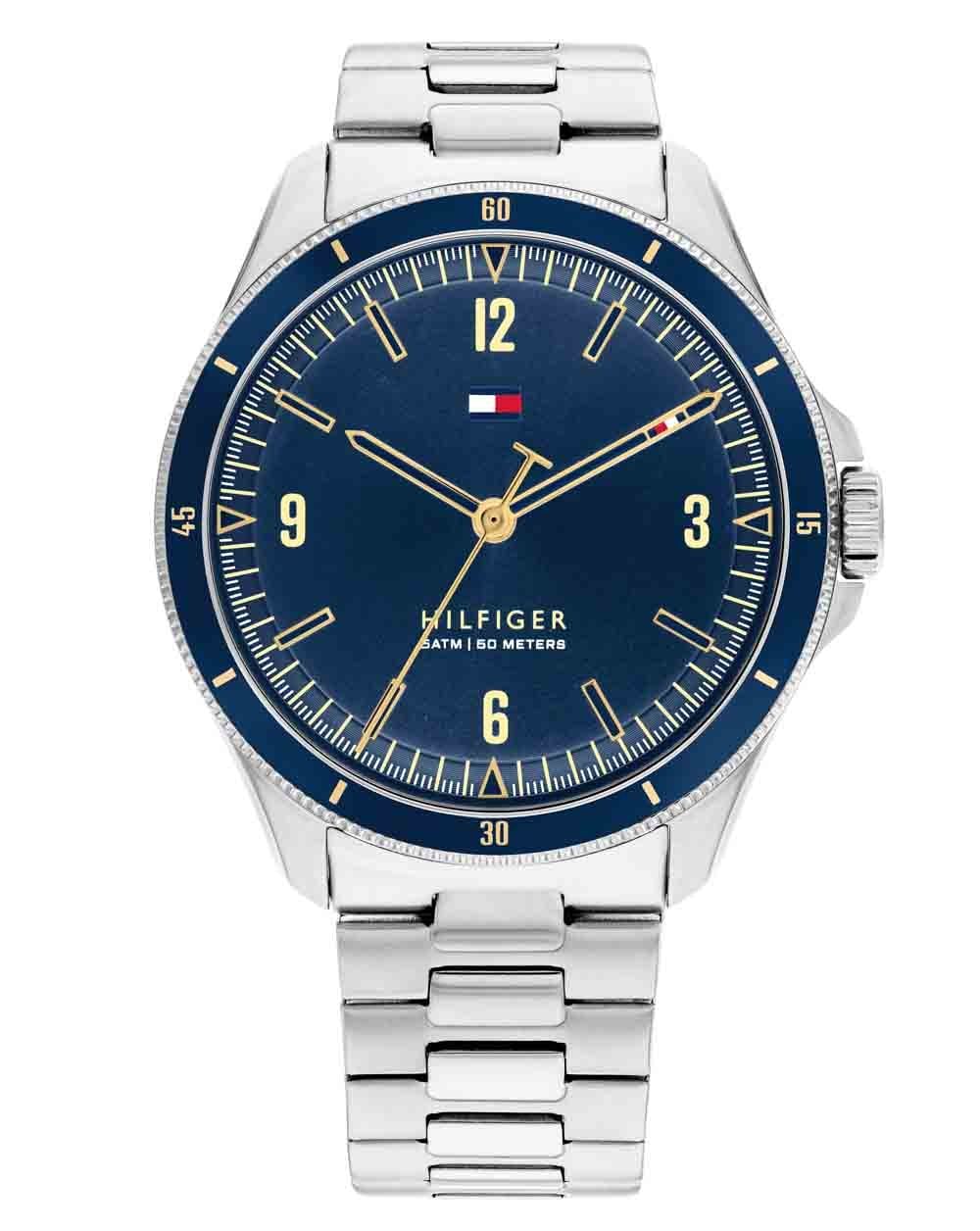 Tommy Hilfiger Maverick Watch Silver/Navy