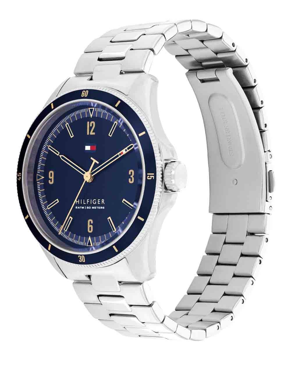 Tommy Hilfiger Maverick Watch Silver/Navy