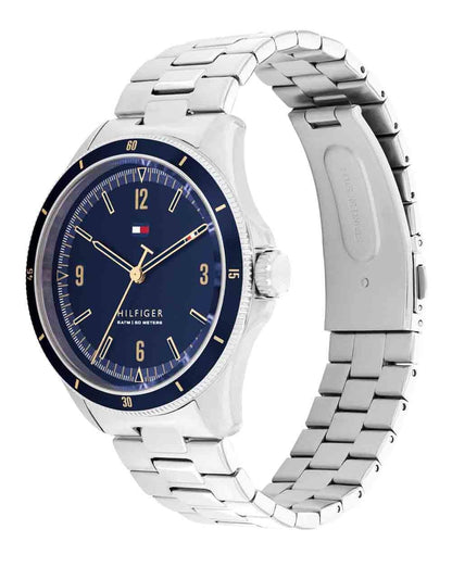 Tommy Hilfiger Maverick Watch Silver/Navy