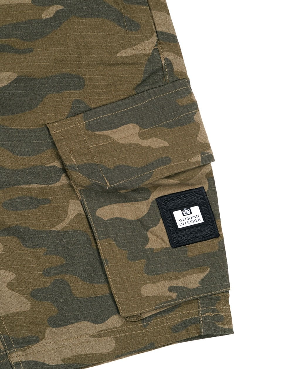 Weekend Offender Ripstop Cargo Shorts Camo