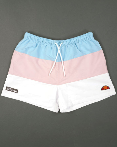 Ellesse Cielo Swim Shorts Sky/Pink/White