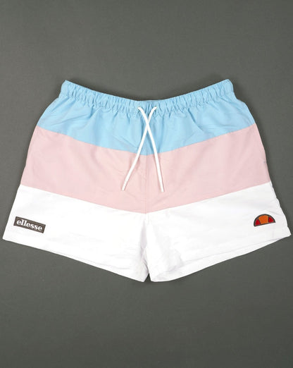 Ellesse Cielo Swim Shorts Sky/Pink/White