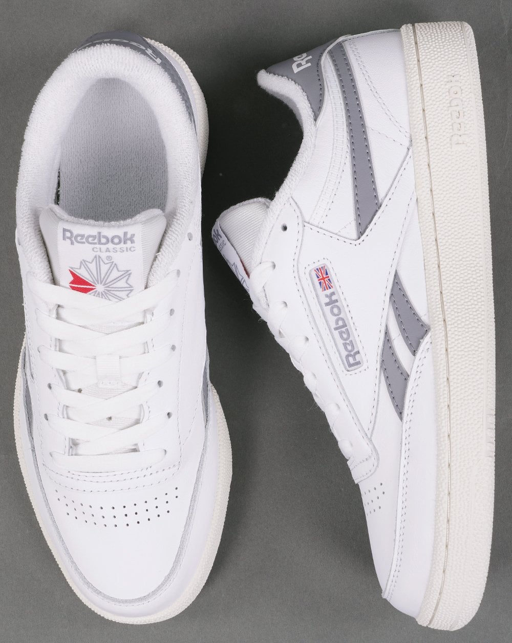Reebok Club C Revenge Trainers White / Grey
