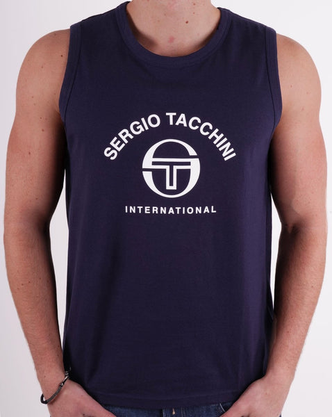 Sergio Tacchini Paquino Vest Navy Blue